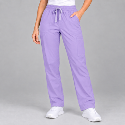 Halcyra Lavender Scrub Jogger Pants