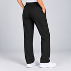 Halcyra Black Scrub Jogger Pants