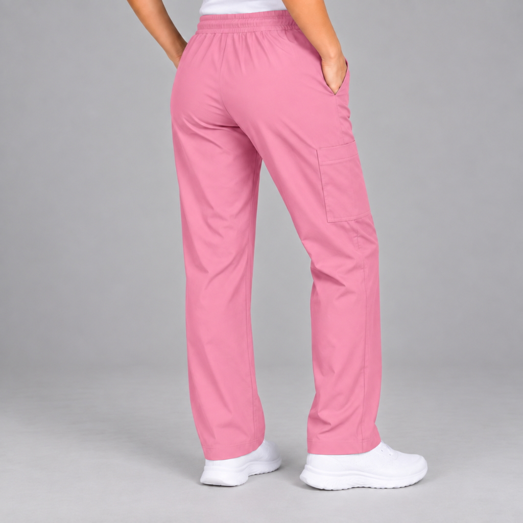 Halcyra Pink Scrub Jogger Pants