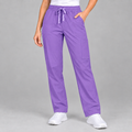 Halcyra Purple Scrub Jogger Pants