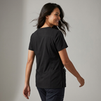 Halcyra Navy V-Neck Scrub Top